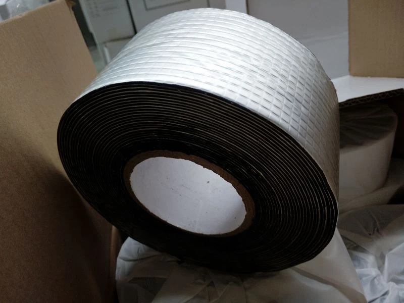 Aluminiumsfolietape med bakside av butylgummi